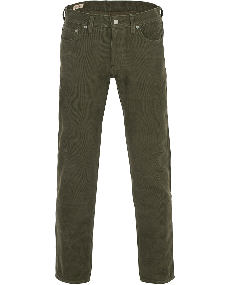 Heren | Broeken | Levi's | 511 Slim Fit Stretch Corduroy Trousers Olive Night