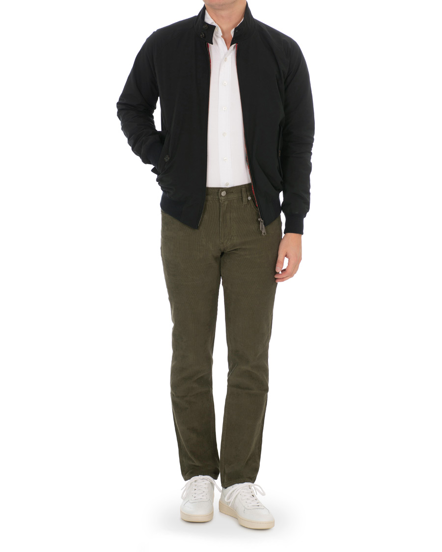 Heren | Broeken | Levi's | 511 Slim Fit Stretch Corduroy Trousers Olive Night