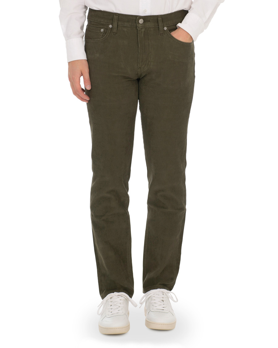 Heren | Broeken | Levi's | 511 Slim Fit Stretch Corduroy Trousers Olive Night
