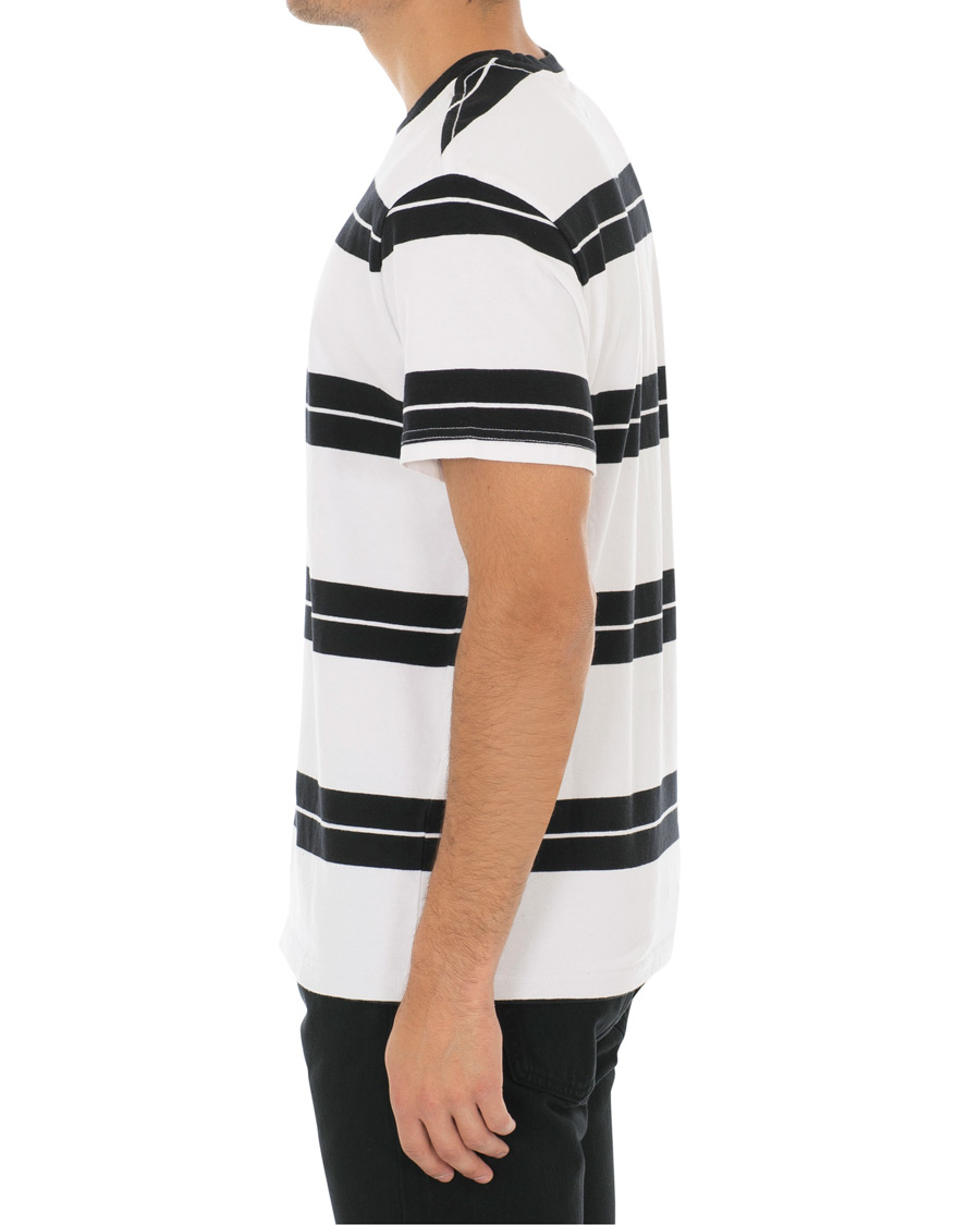 Heren | T-shirts | Levi's | Baby Tab Stripe Tee Black/White