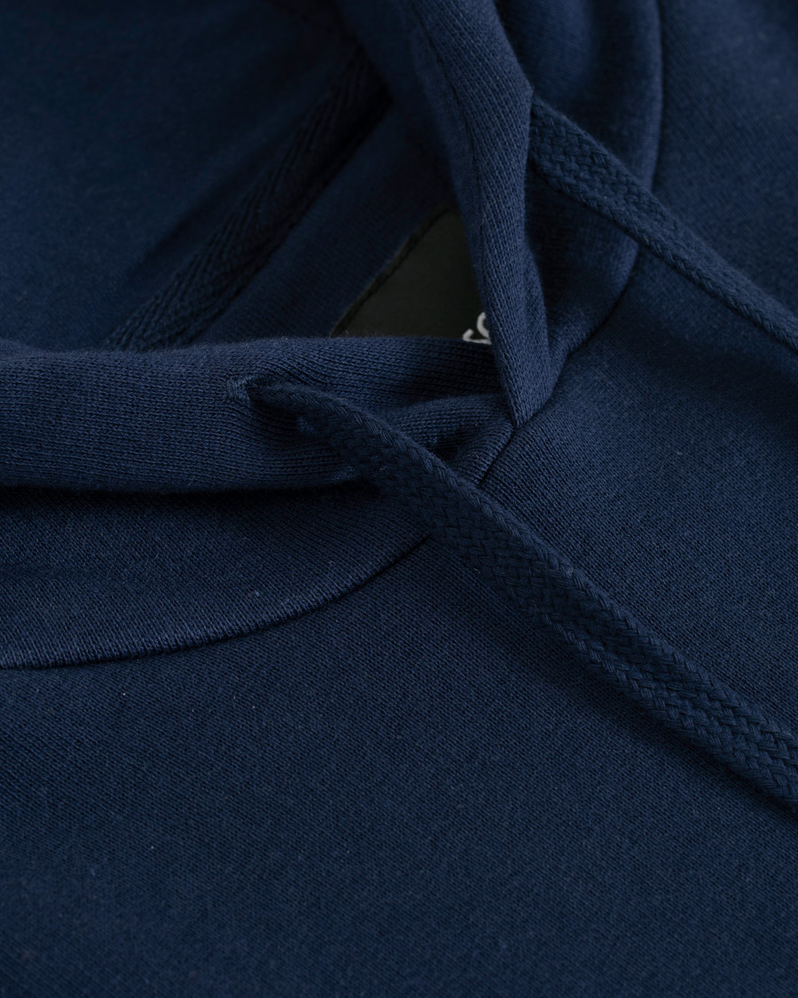 Heren | Truien | Lyle & Scott | Stripe Hoodie Navy/White
