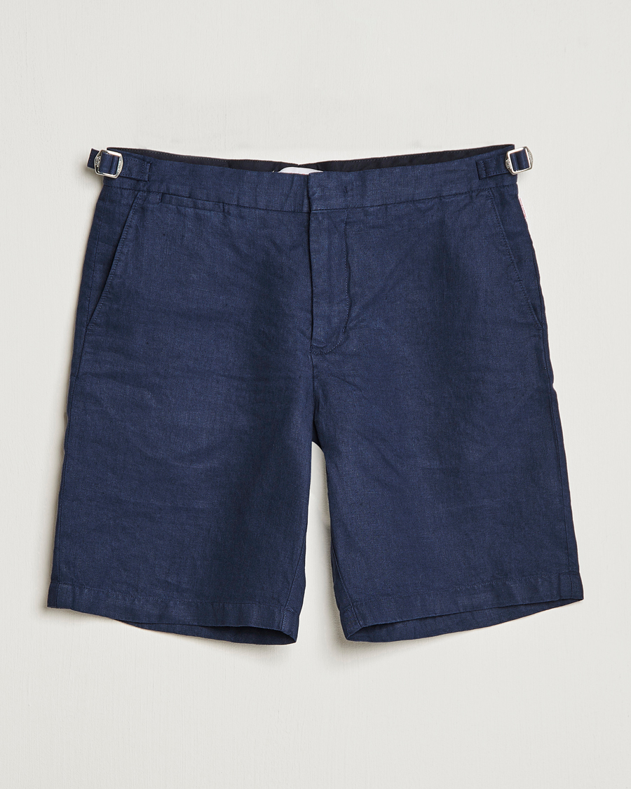 Heren | Korte broek | Orlebar Brown | Norwich Linen Shorts Navy