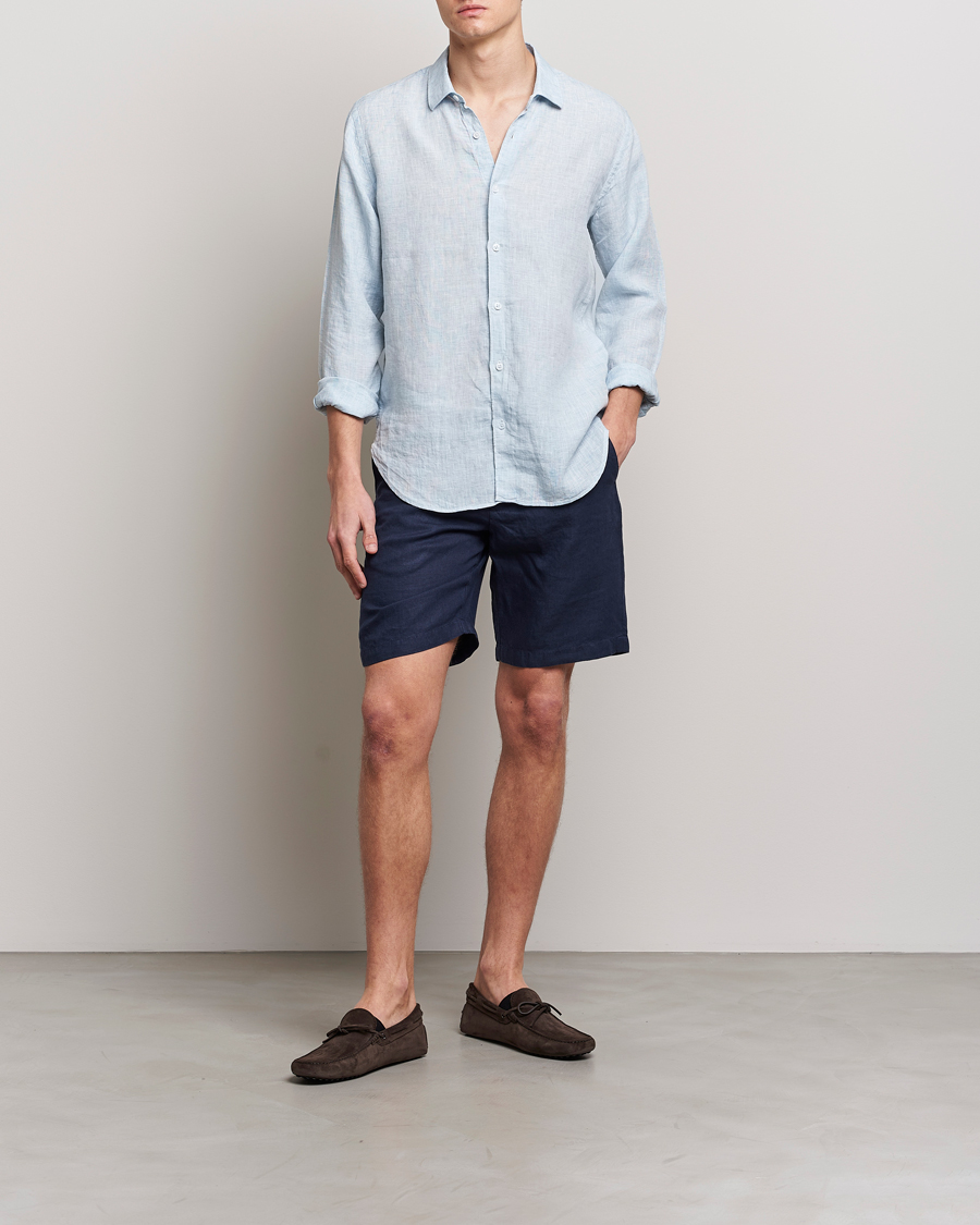 Heren | Korte broek | Orlebar Brown | Norwich Linen Shorts Navy