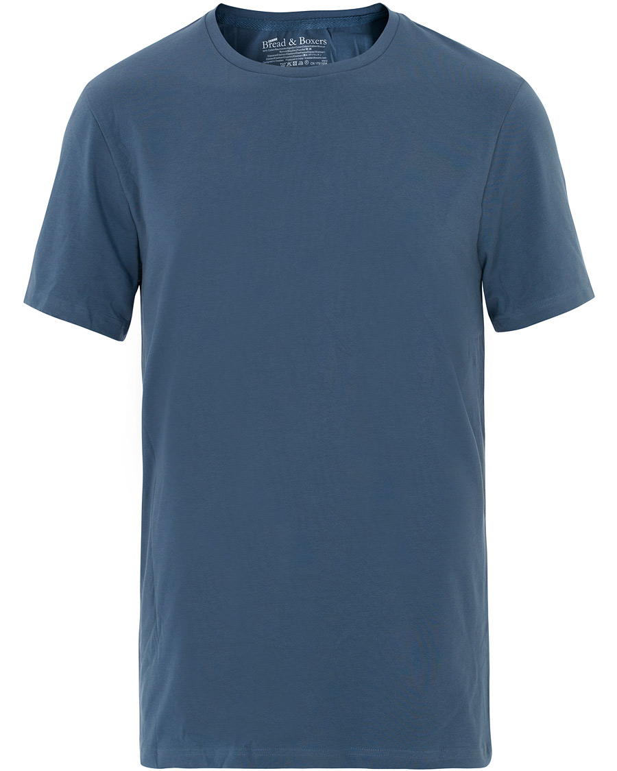Heren | T-shirts | Bread & Boxers | Crew Neck Tee Sky Blue