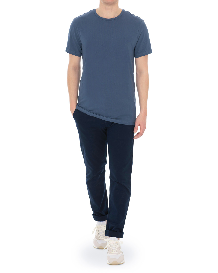 Heren | T-shirts | Bread & Boxers | Crew Neck Tee Sky Blue