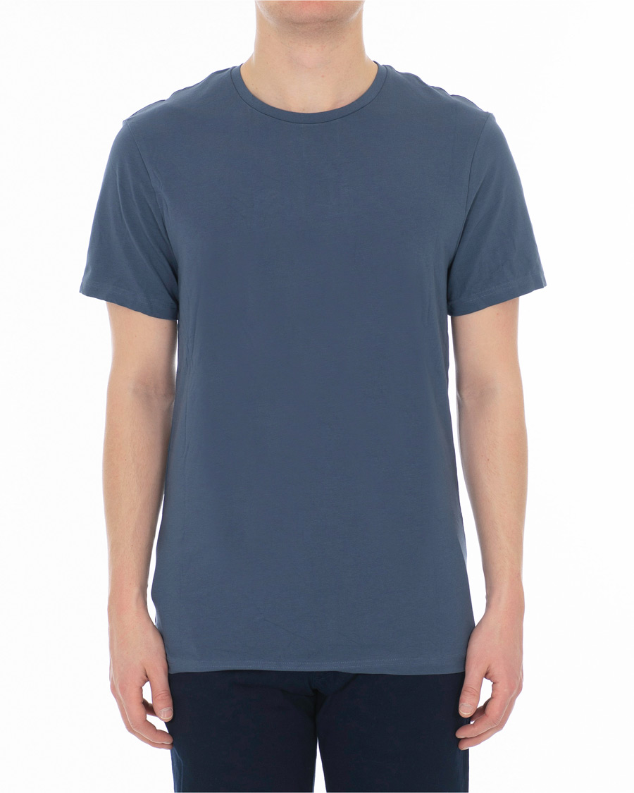 Heren | T-shirts | Bread & Boxers | Crew Neck Tee Sky Blue