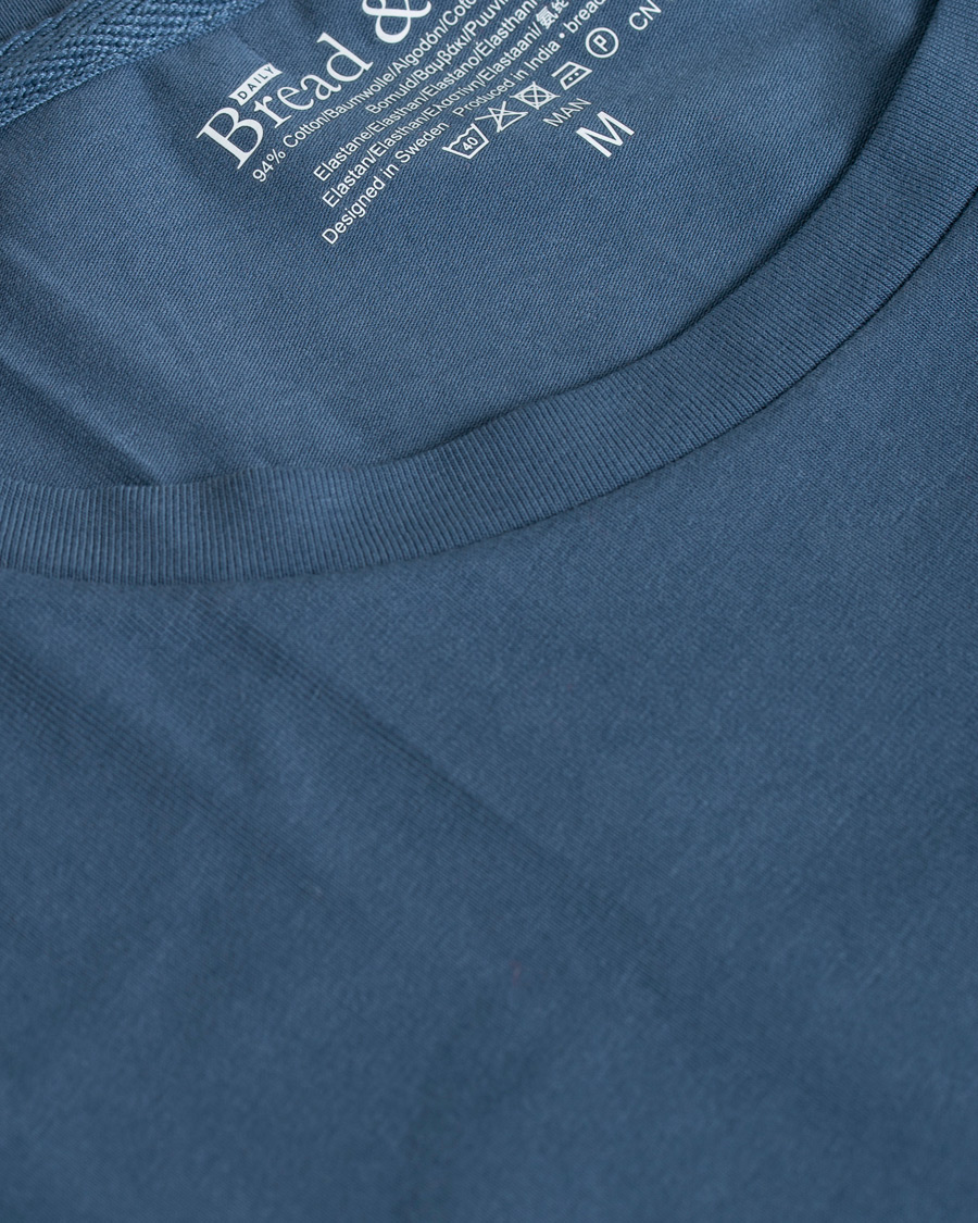 Heren | T-shirts | Bread & Boxers | Crew Neck Tee Sky Blue