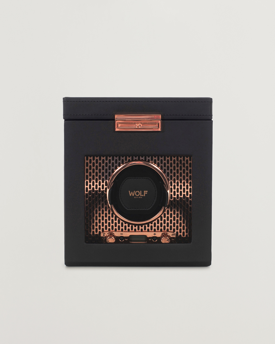 Heren | Horloge & juwelendozen | WOLF | Axis Single Winder with Storage Copper