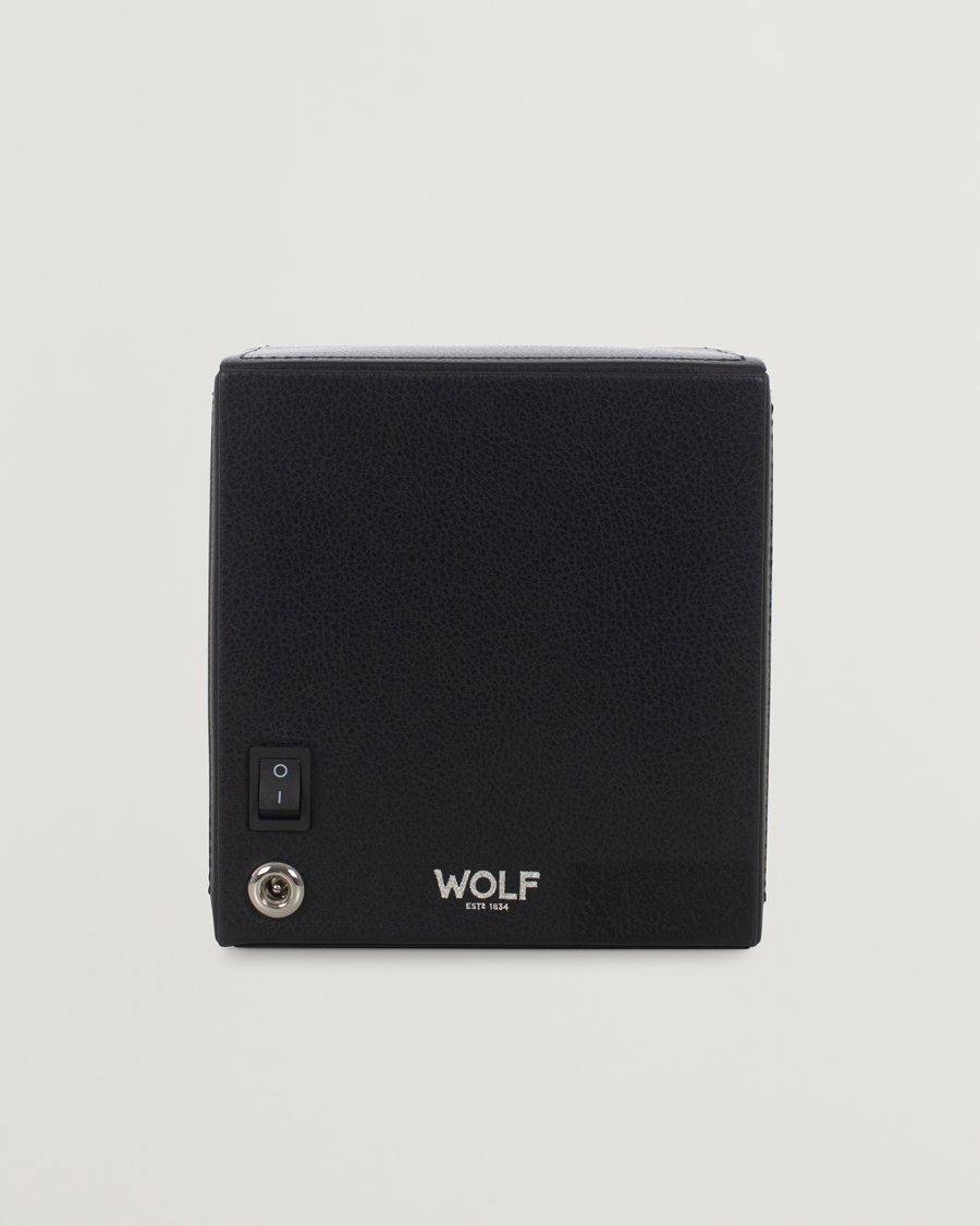 Heren | Horloge & juwelendozen | WOLF | Cub Single Winder With Cover Black