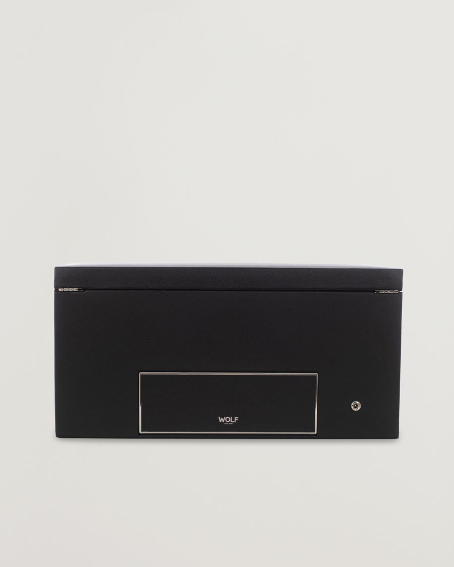 Heren | Horloge & juwelendozen | WOLF | Viceroy Triple Winder with Storage and Travel Case Black