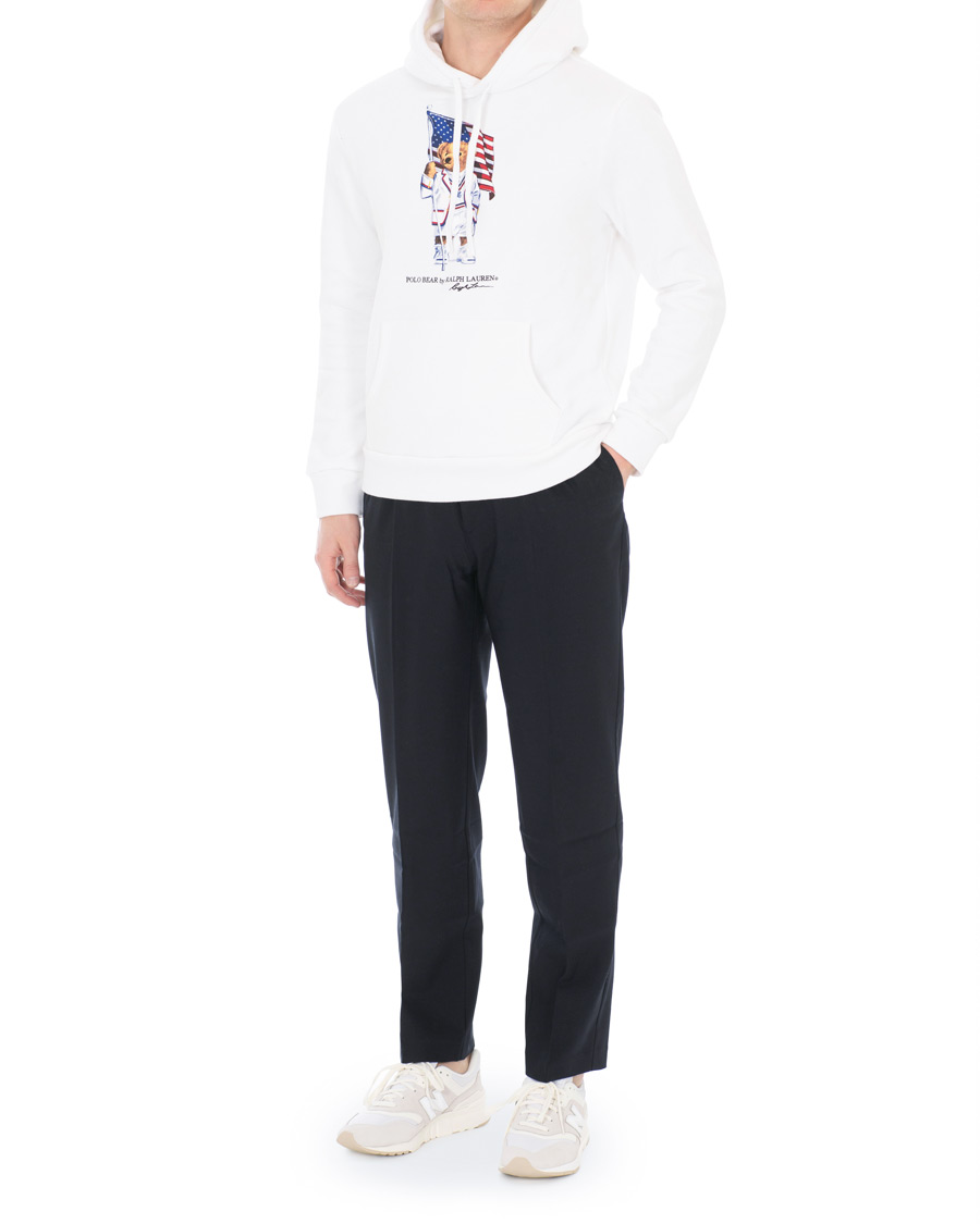 Heren | Truien | Polo Ralph Lauren | Chariots Of Fire Bear Hoodie White