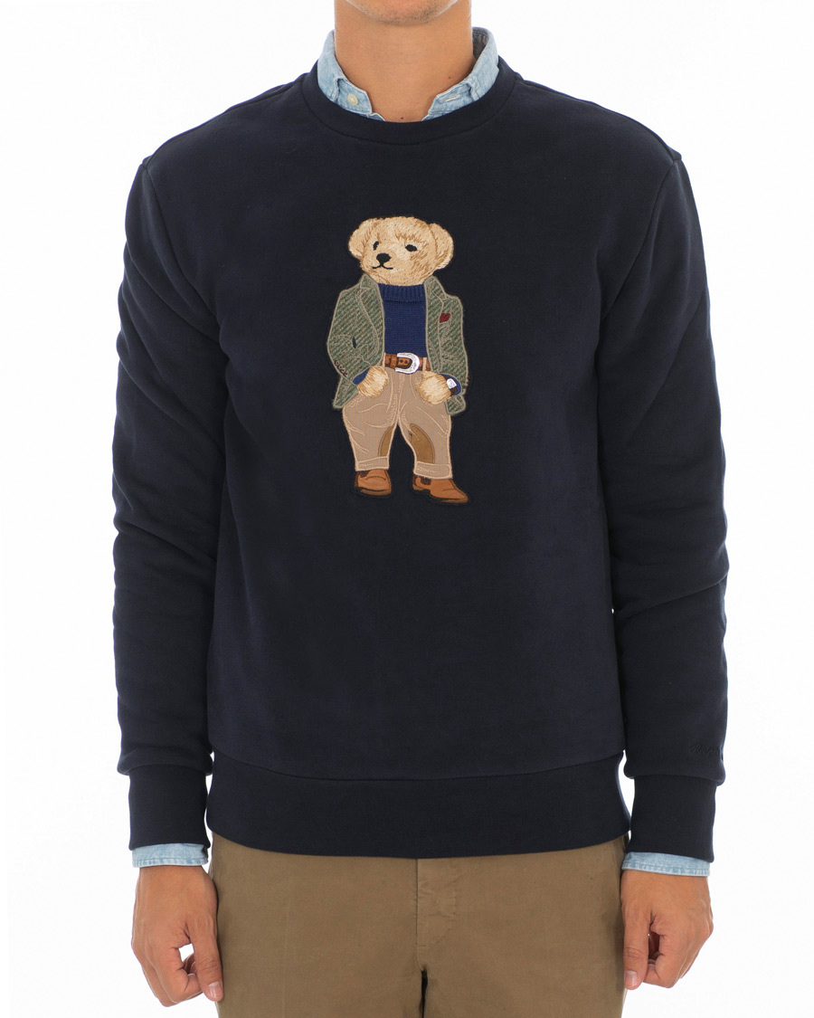 Heren | Truien | Ralph Lauren Purple Label | Lux Fleece Ralph Bear Sweatshirt Classic Chairman Navy