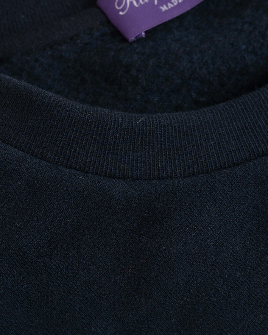 Heren | Truien | Ralph Lauren Purple Label | Lux Fleece Ralph Bear Sweatshirt Classic Chairman Navy