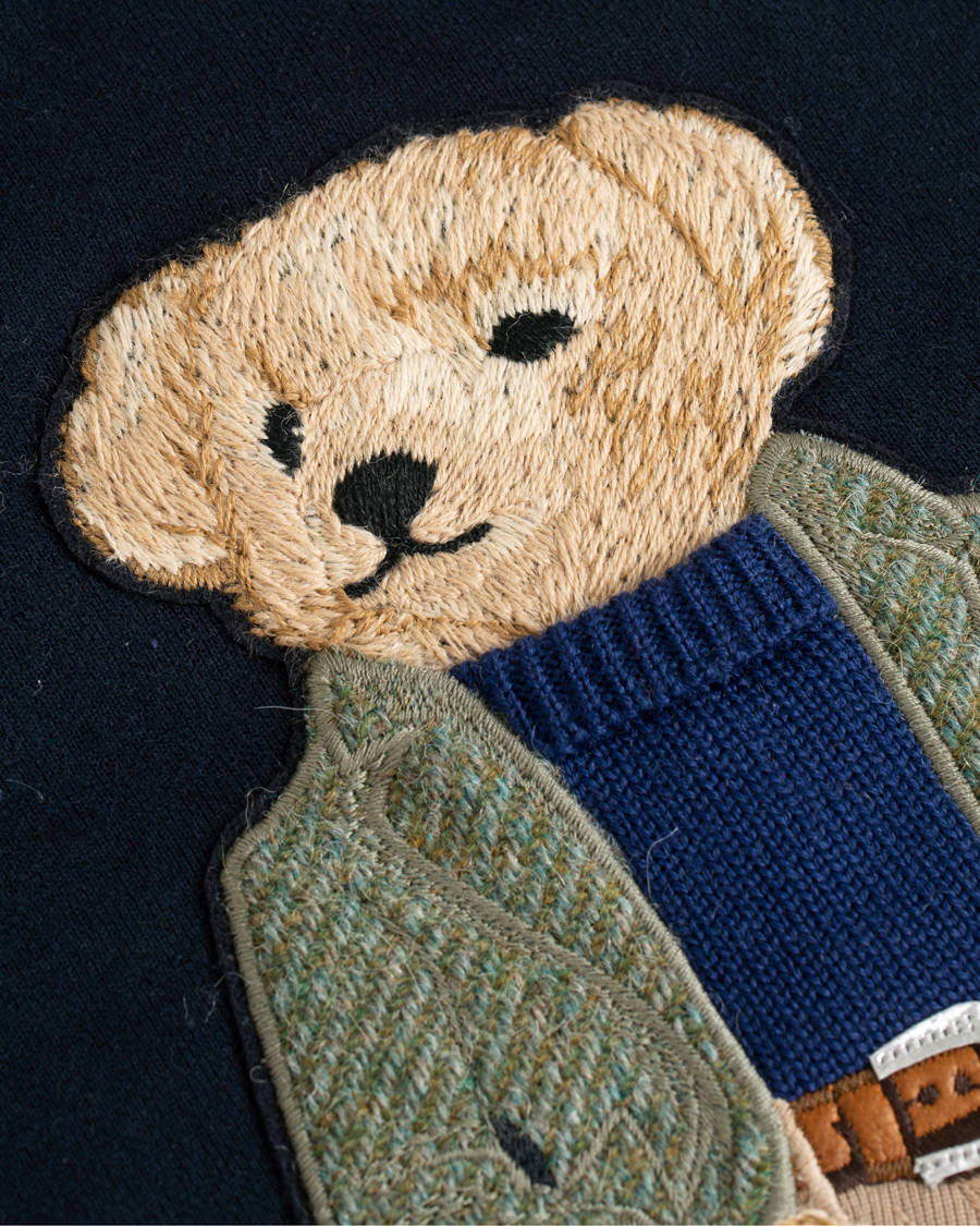 Heren | Truien | Ralph Lauren Purple Label | Lux Fleece Ralph Bear Sweatshirt Classic Chairman Navy