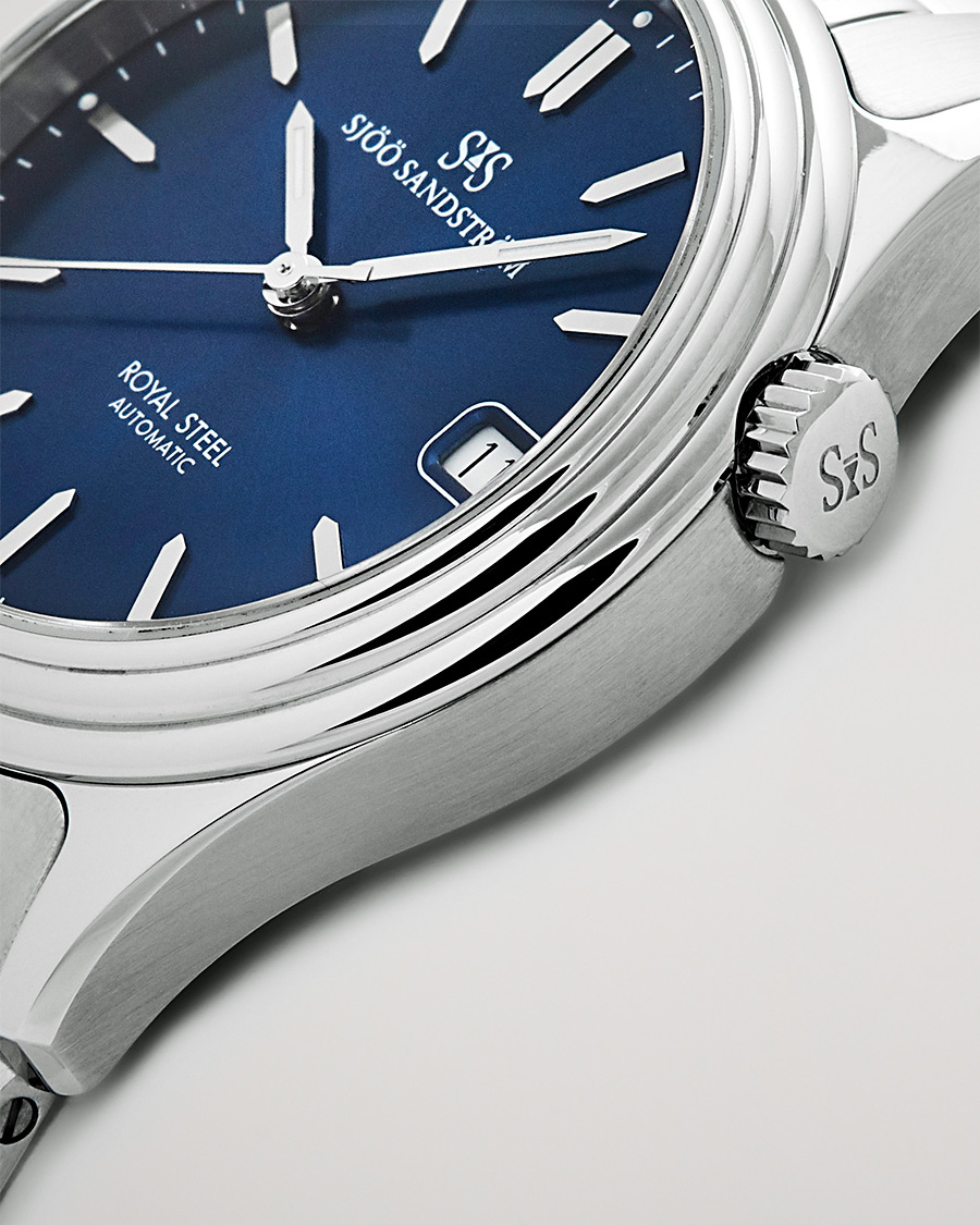 Heren | Sjöö Sandström Royal Steel Classic 36mm Blue and Steel | Sjöö Sandström | Royal Steel Classic 36mm Blue and Steel