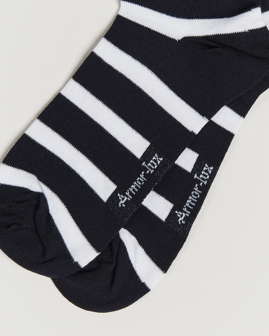 Heren | Afdelingen | Armor-lux | Loer Stripe Sock Rich Navy/White