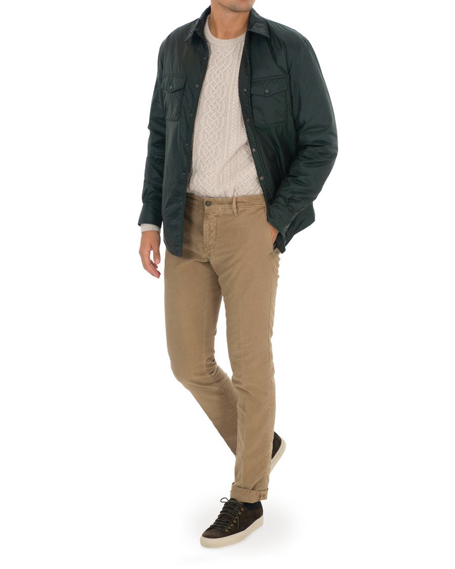 Heren | Jassen | Aspesi | Marvin Nylon Shirt Jacket Dark Green