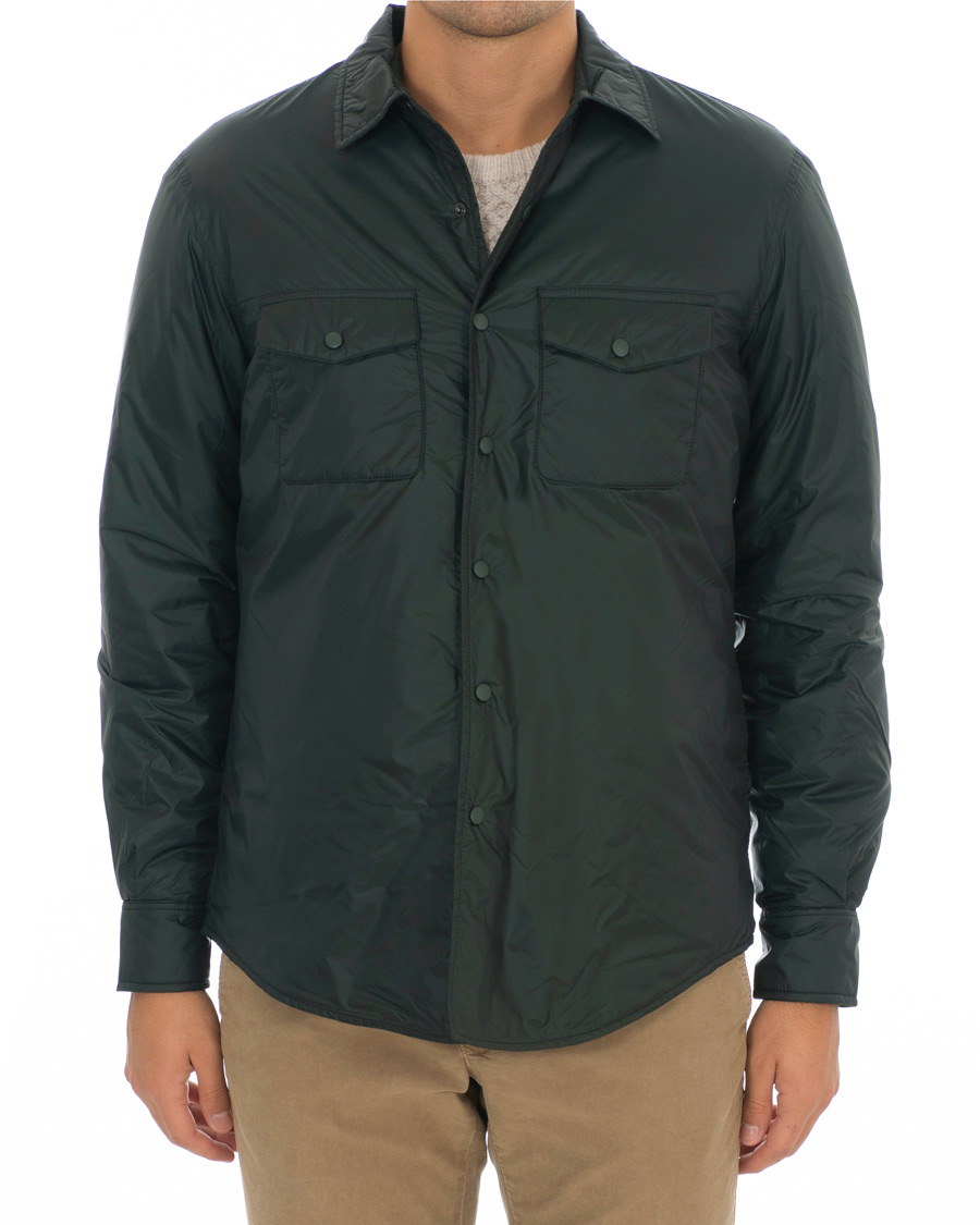 Heren | Jassen | Aspesi | Marvin Nylon Shirt Jacket Dark Green