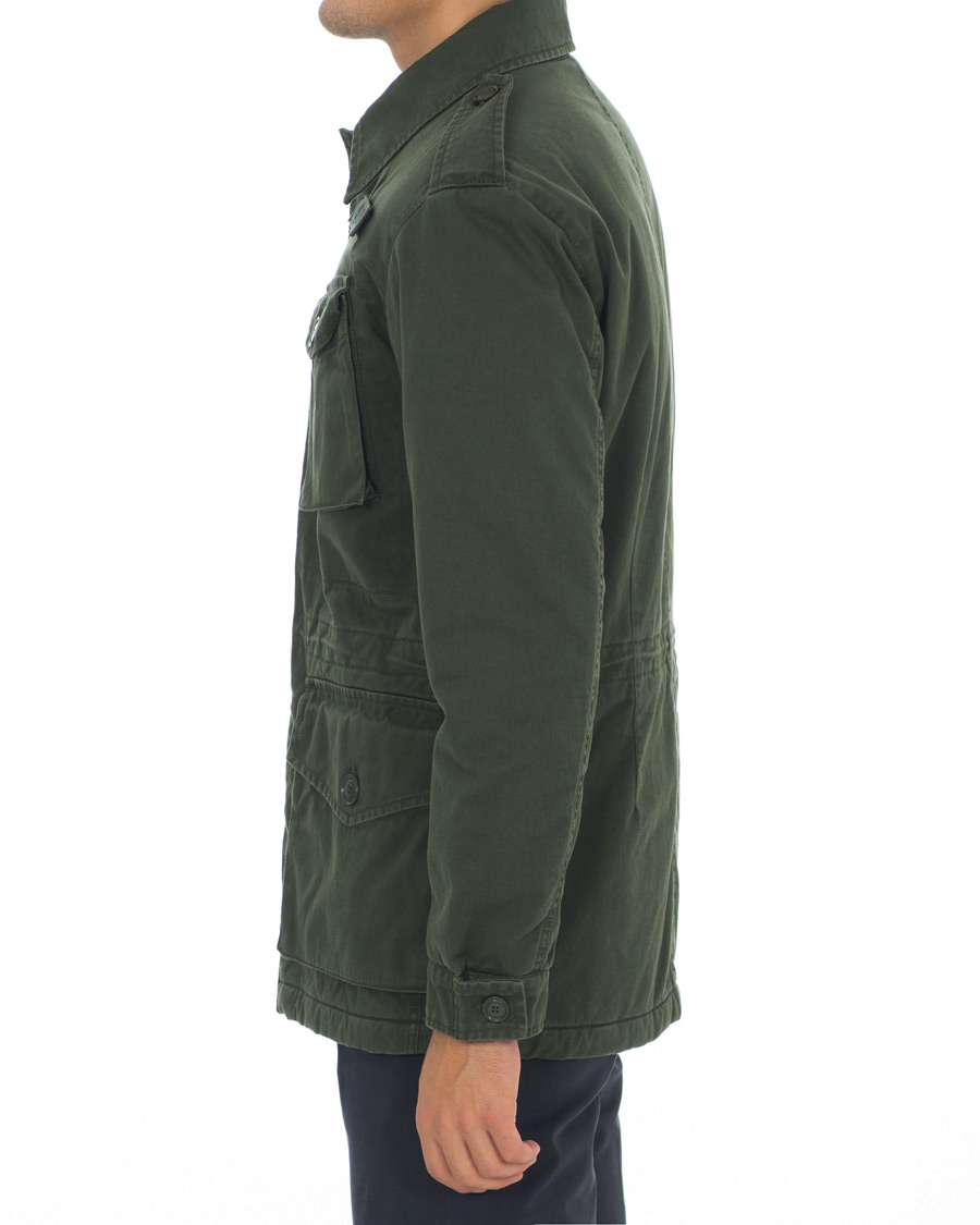 Heren | Jassen | Aspesi | Vancouver Thermore Lining Cotton Field Jacket Military