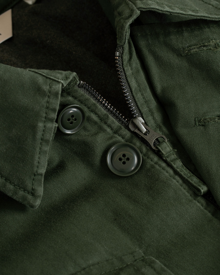 Heren | Jassen | Aspesi | Vancouver Thermore Lining Cotton Field Jacket Military