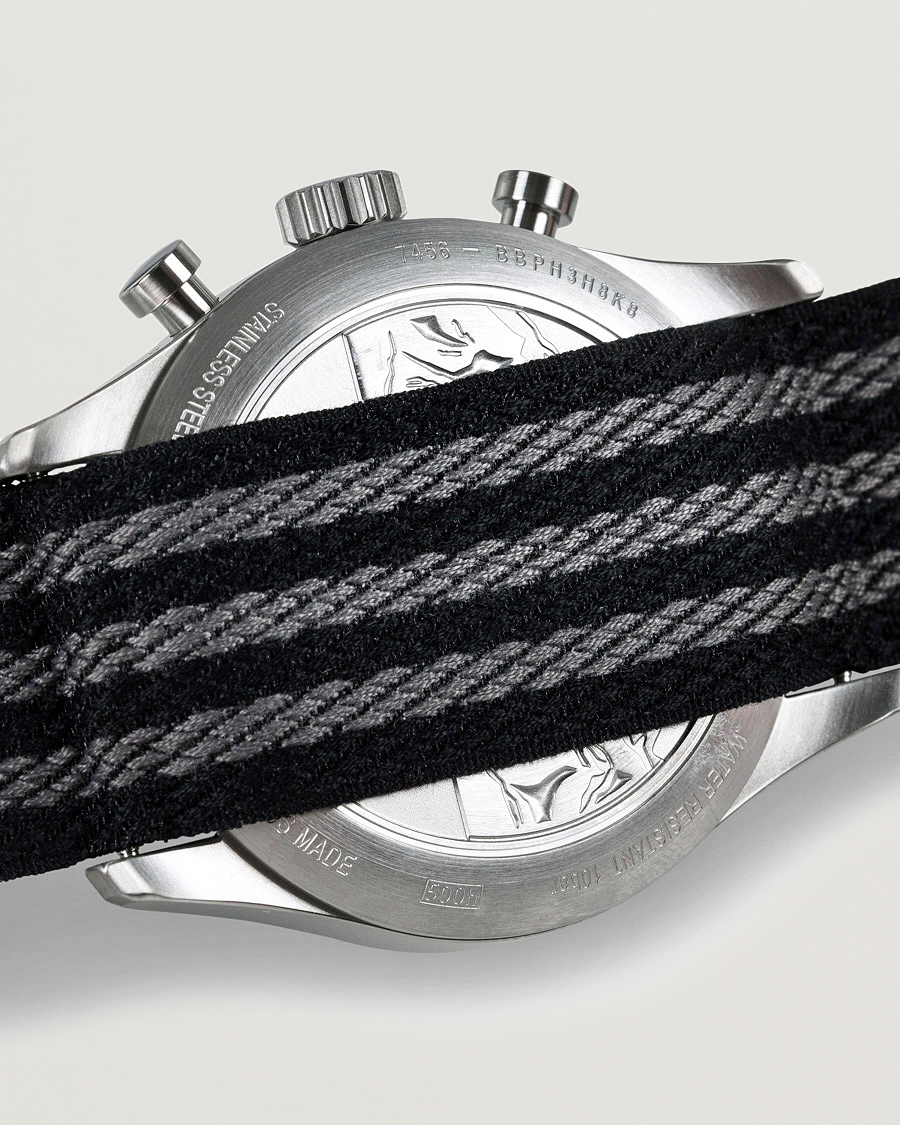 Heren | Montblanc 1858 Steel Automatic Chronograph 42mm Black Dial | Montblanc | 1858 Steel Automatic Chronograph 42mm Black Dial