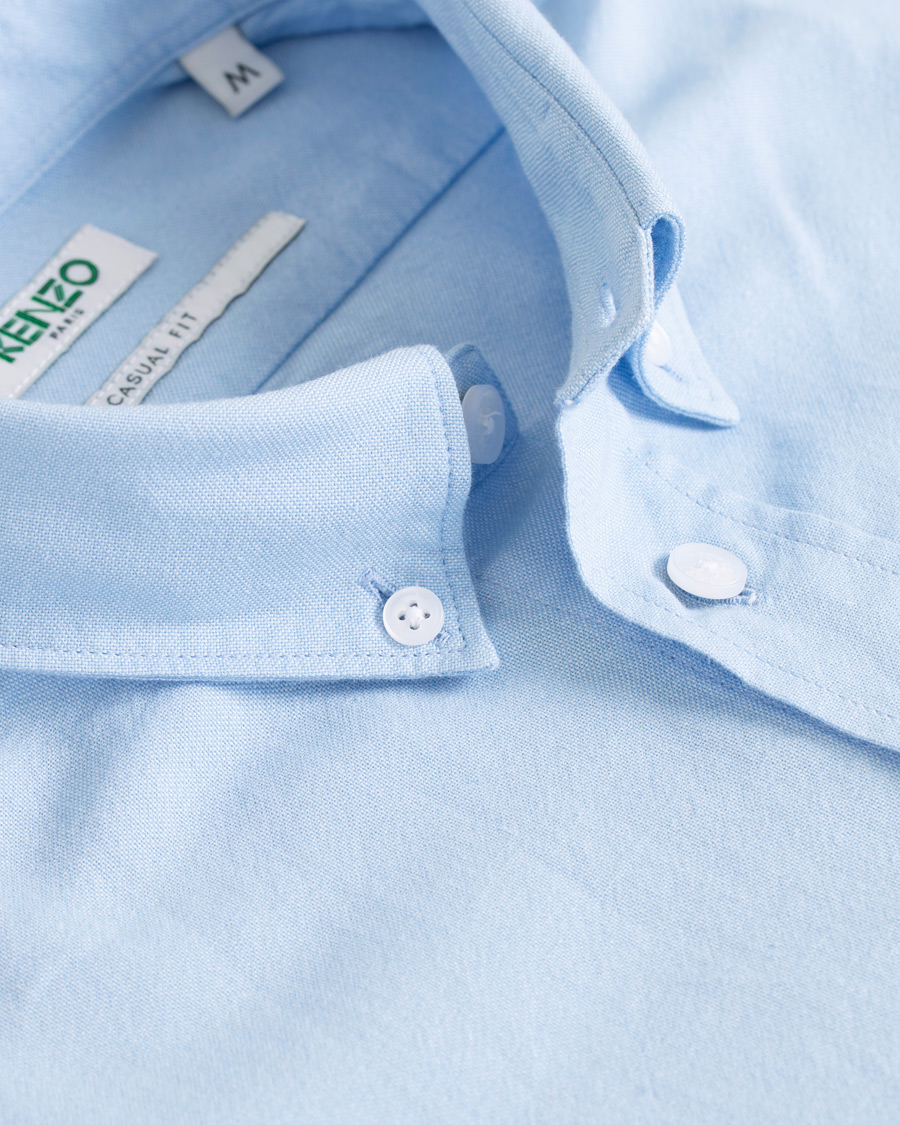 Heren | Overhemden | KENZO | Slim Fit Oxford Shirt Light Blue