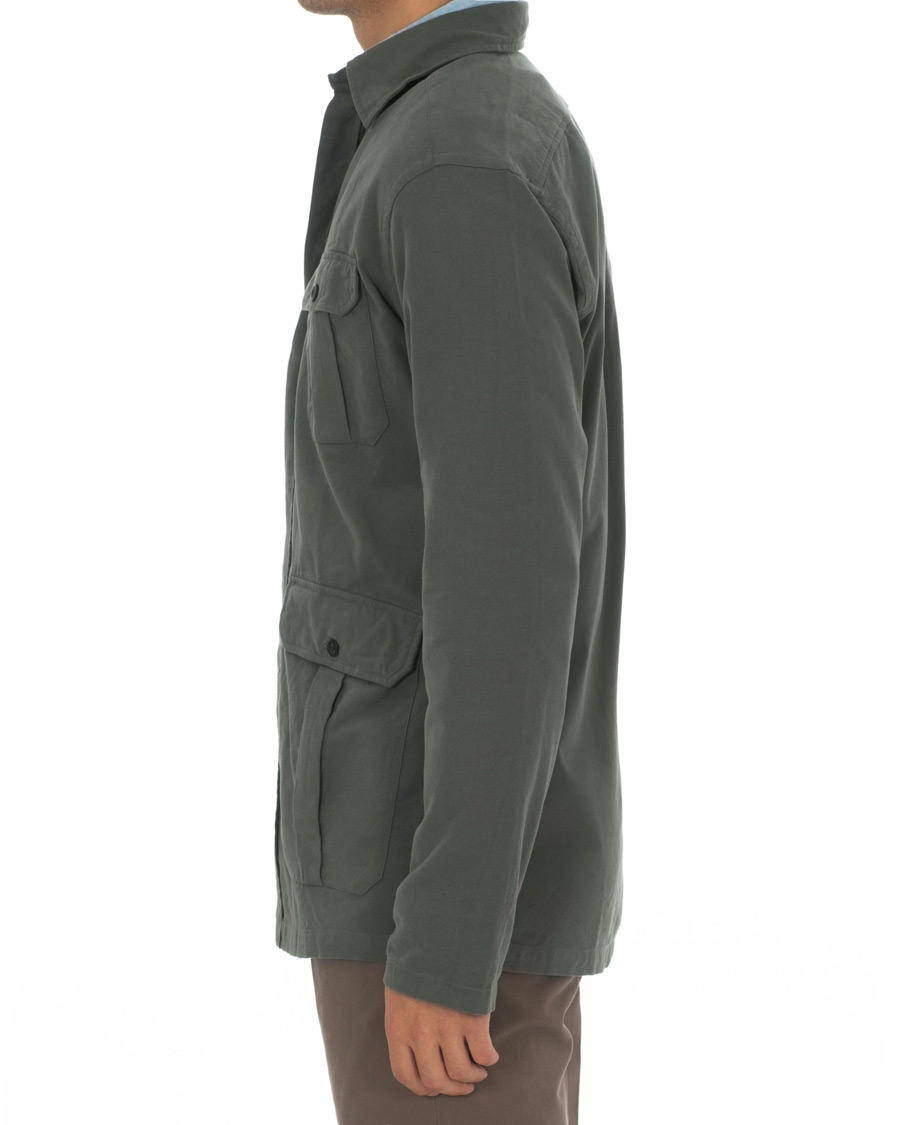 Heren | Overhemden | Eton | Oxford Overshirt Green