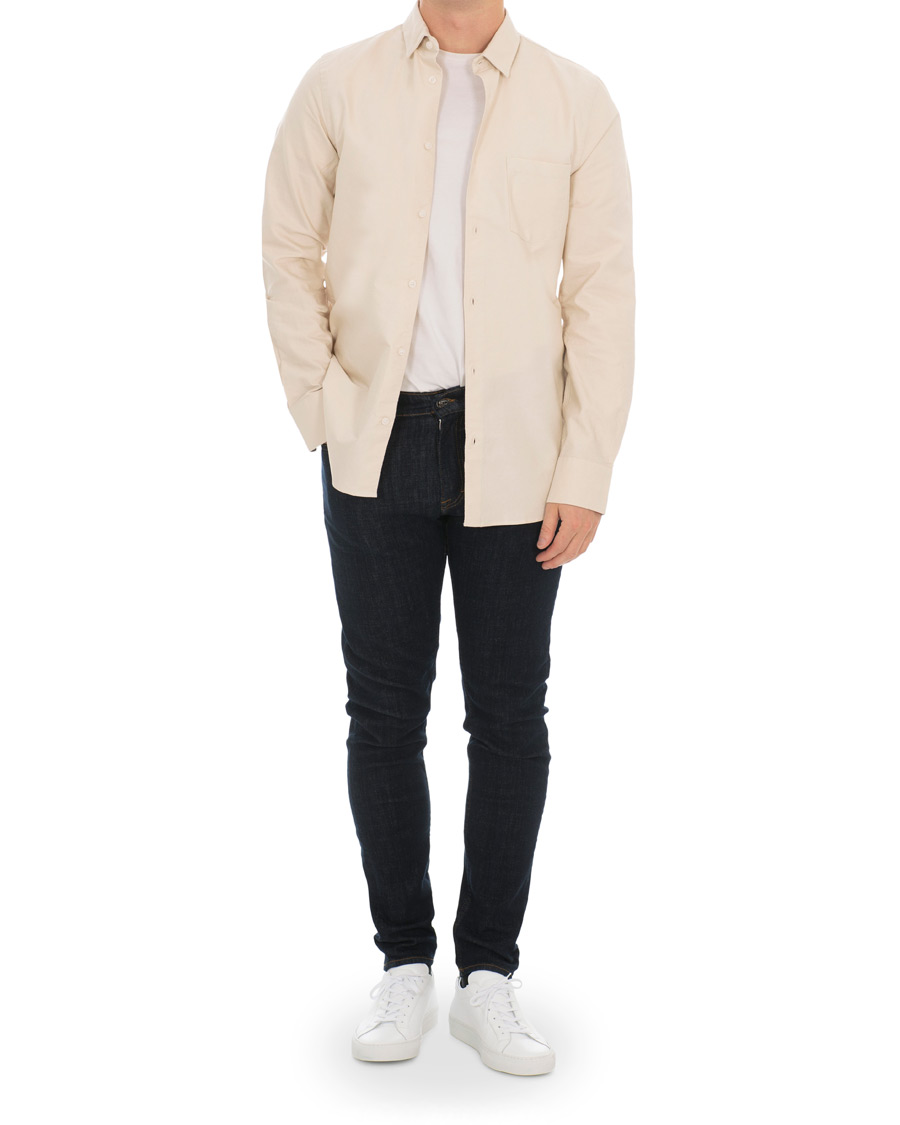 Heren | Overhemden | Filippa K | Tim Oxford Shirt Bisque