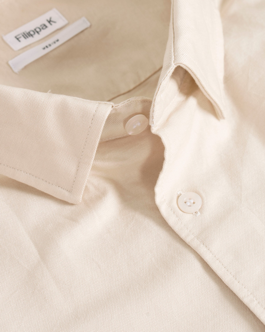 Heren | Overhemden | Filippa K | Tim Oxford Shirt Bisque