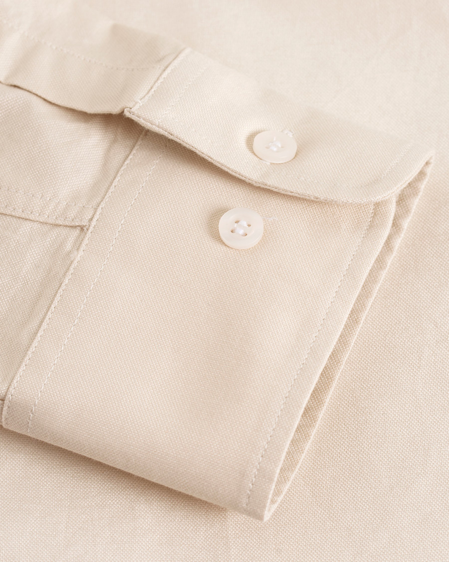 Heren | Overhemden | Filippa K | Tim Oxford Shirt Bisque