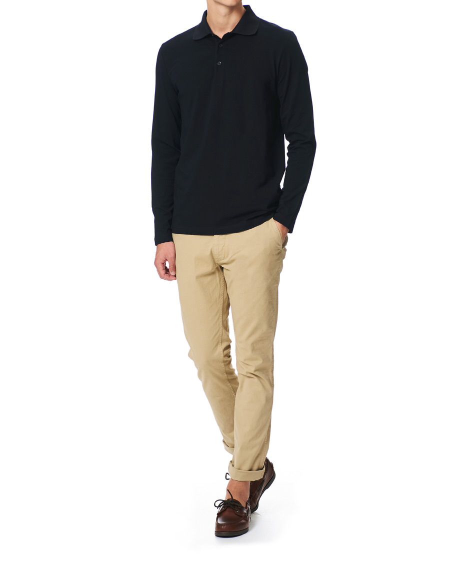 Heren | Truien | Filippa K | Luke Lycra Poloshirt Navy