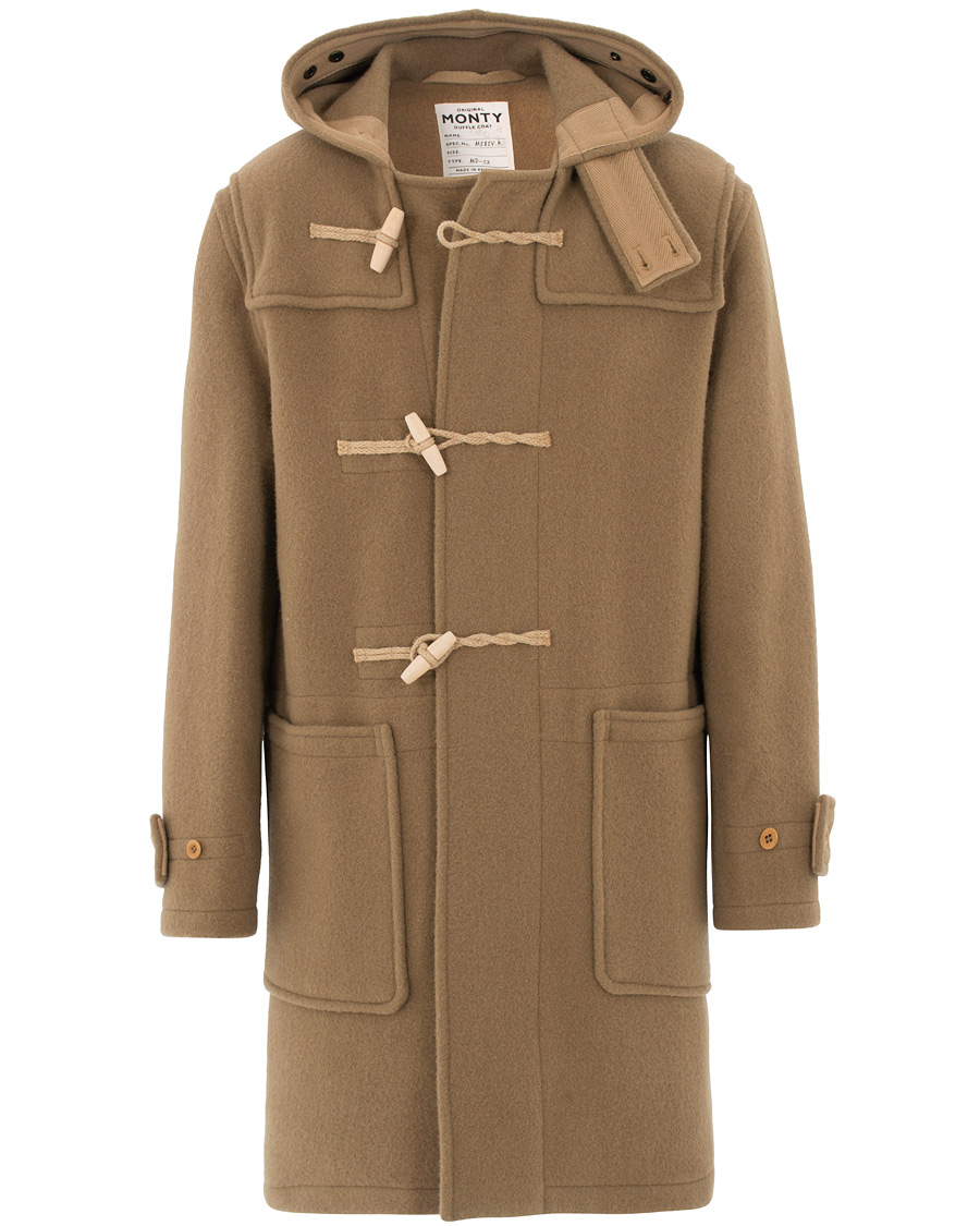 Heren | Jassen | Gloverall | 575 Monty Original Duffle Coat Camel