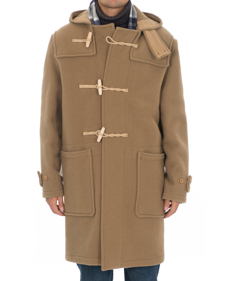 Heren | Jassen | Gloverall | 575 Monty Original Duffle Coat Camel