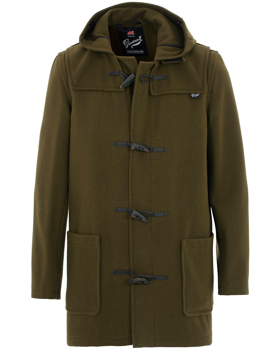 Heren | Jassen | Gloverall | Mens Mid Length Duffle Loden