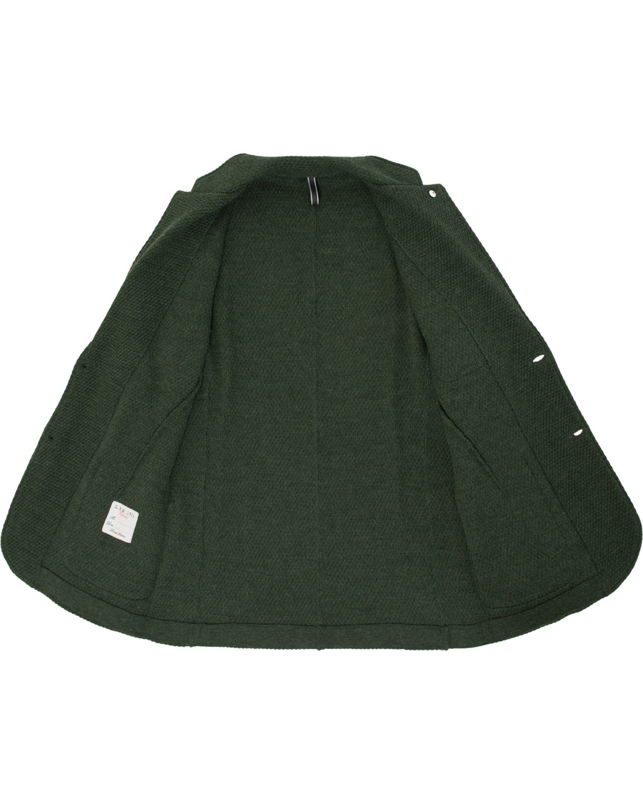 Heren | Blazers | L.B.M. 1911 | Knitted Cardigan Blazer Green