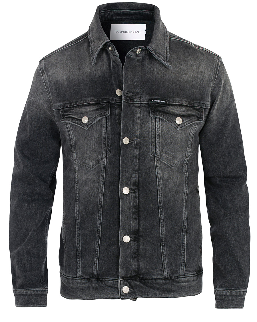 Heren | Jassen | Calvin Klein Jeans | Foundation Denim Jacket Washed Black