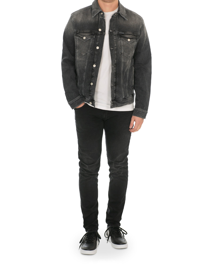 Heren | Jassen | Calvin Klein Jeans | Foundation Denim Jacket Washed Black