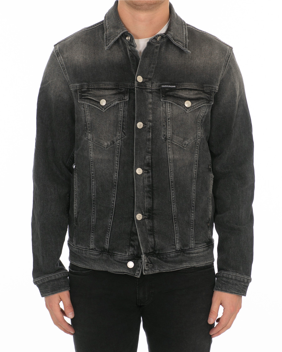 Heren | Jassen | Calvin Klein Jeans | Foundation Denim Jacket Washed Black