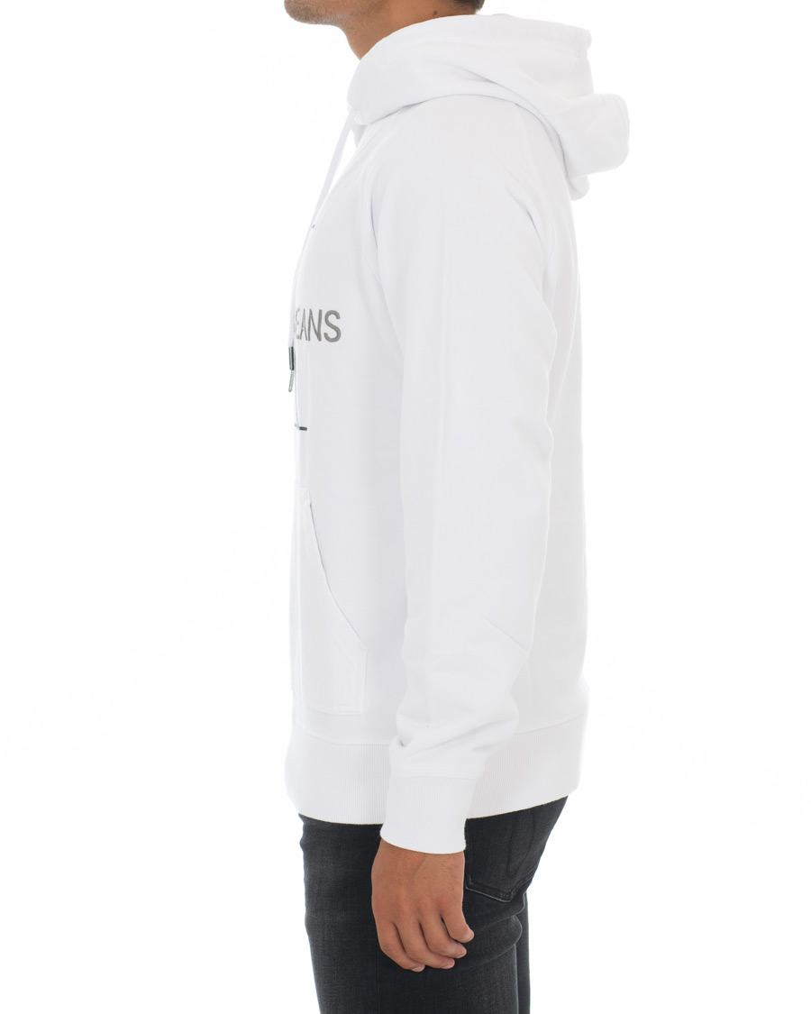 Heren | Truien | Calvin Klein Jeans | Washed Monogram Hoodie White