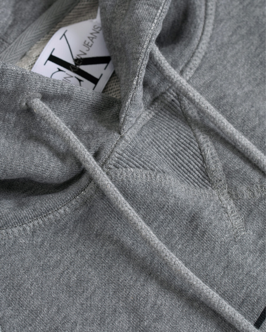 Heren | Truien | Calvin Klein Jeans | Washed Monogram Hoodie Grey