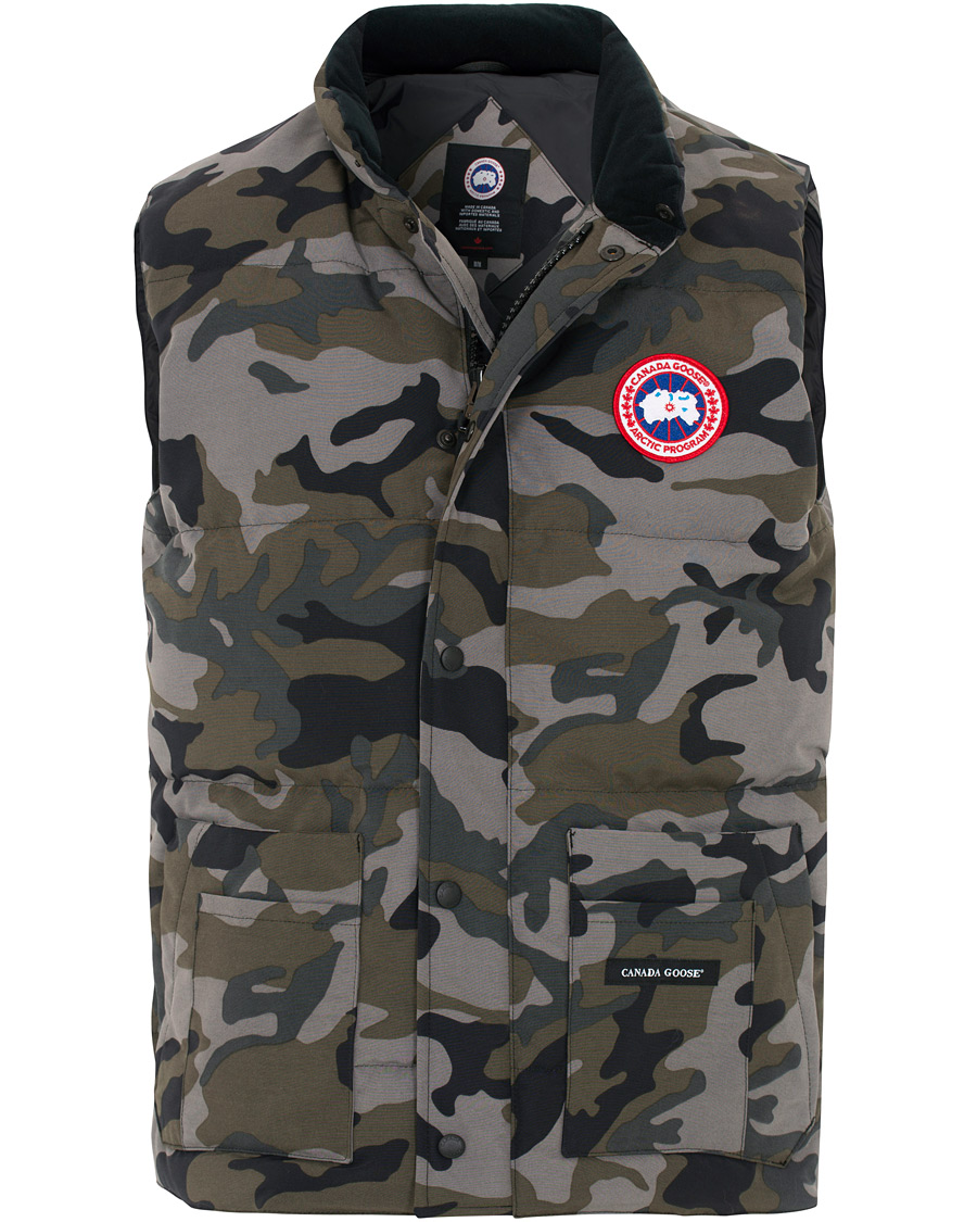 Heren | Jassen | Canada Goose | Freestyle Crew Vest Coastal Grey Camo