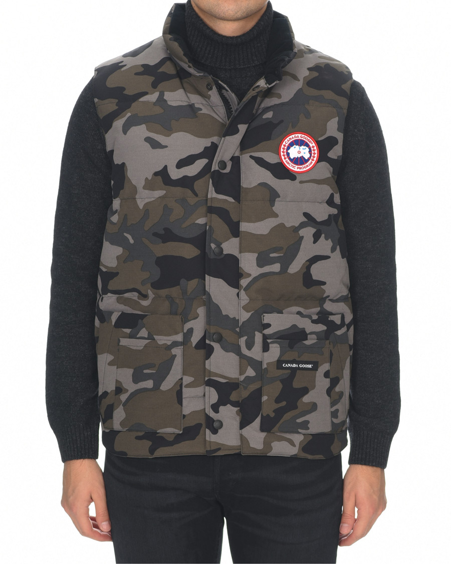 Heren | Jassen | Canada Goose | Freestyle Crew Vest Coastal Grey Camo