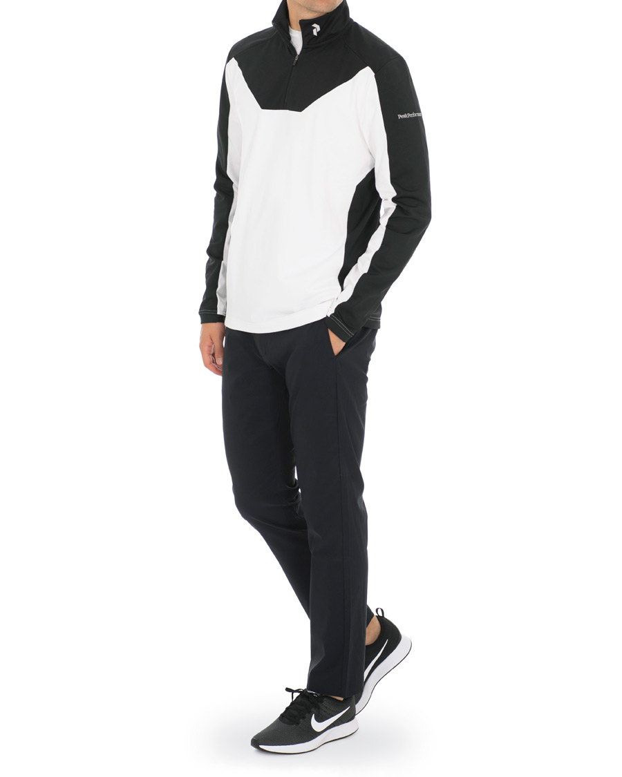 Heren | Truien | Peak Performance | Ace Mid Half Zip White
