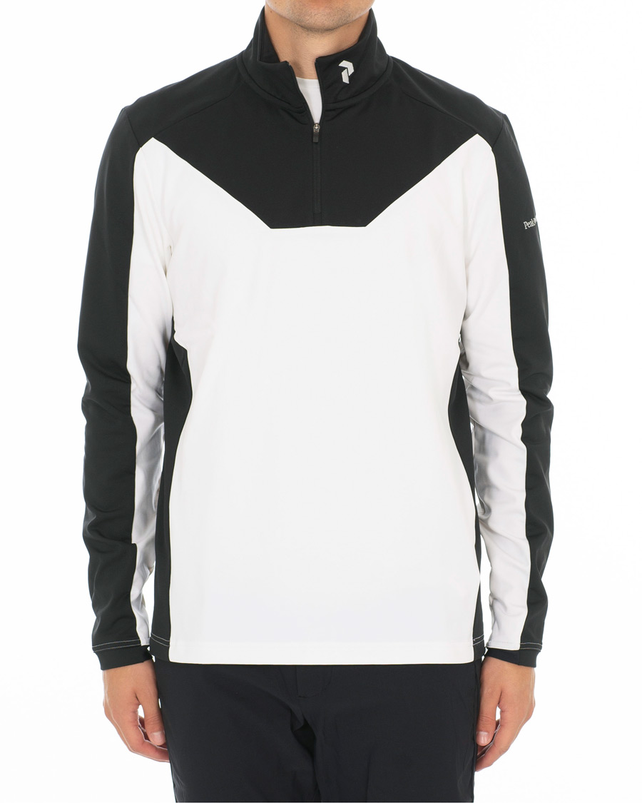 Heren | Truien | Peak Performance | Ace Mid Half Zip White