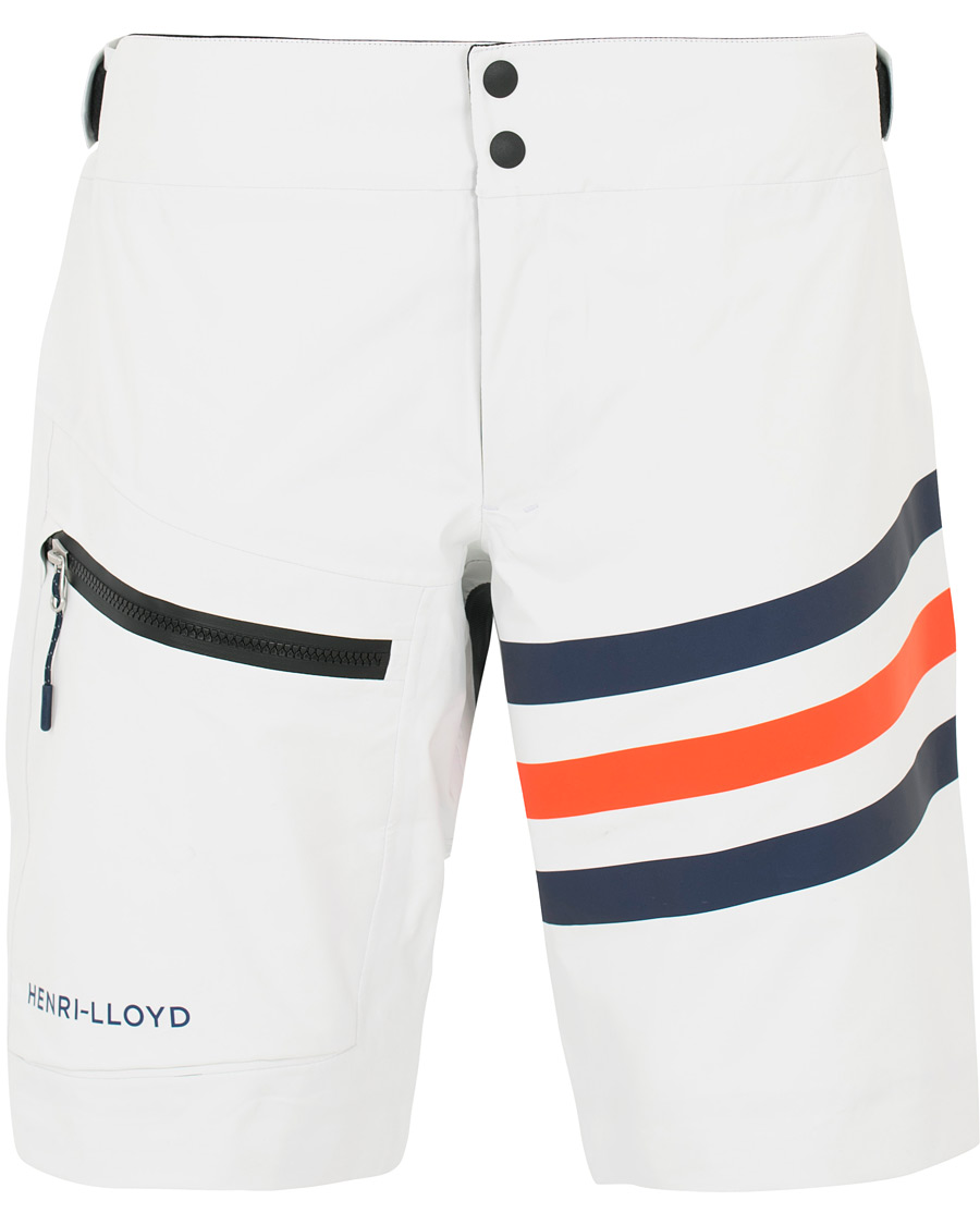 Heren | Broeken | Henri-Lloyd | Henri Lloyd Fremantle Stripe Shorts Cloud White