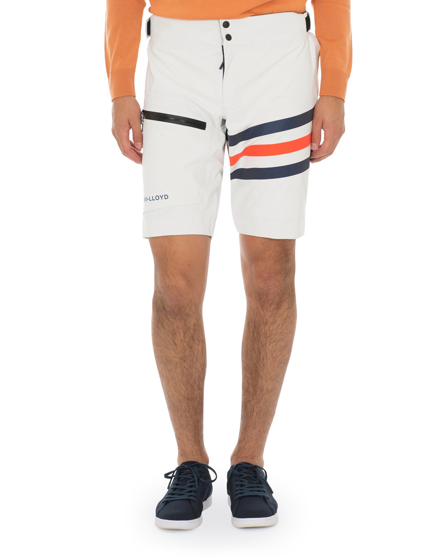 Heren | Broeken | Henri-Lloyd | Henri Lloyd Fremantle Stripe Shorts Cloud White