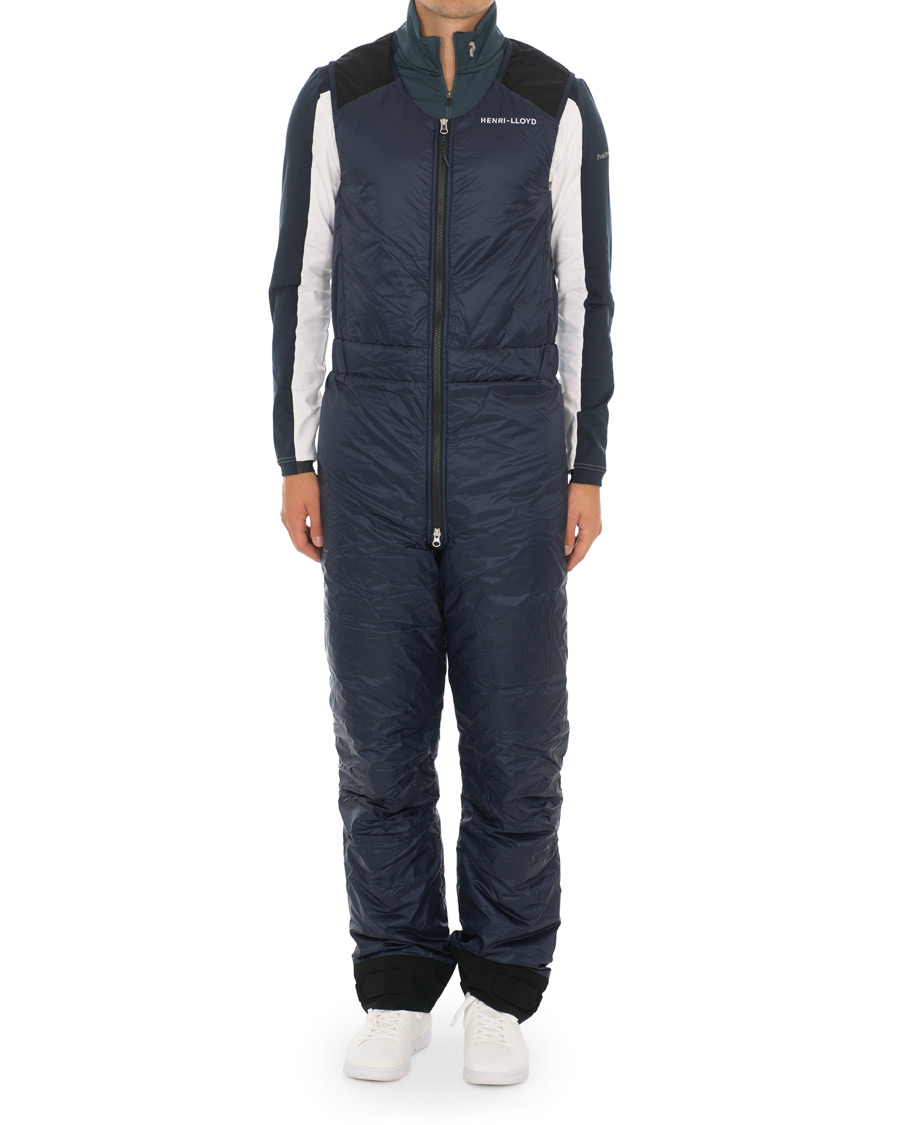 Heren | Broeken | Henri-Lloyd | Henri Lloyd Fremantle Stripe Liner Salopette Navy Blue