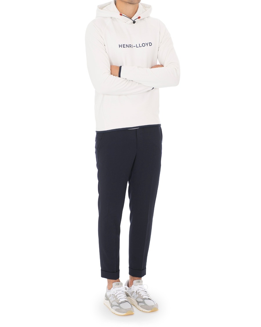 Heren | Truien | Henri-Lloyd | Henri Lloyd Fremantle Stripe Hoodie Cloud White
