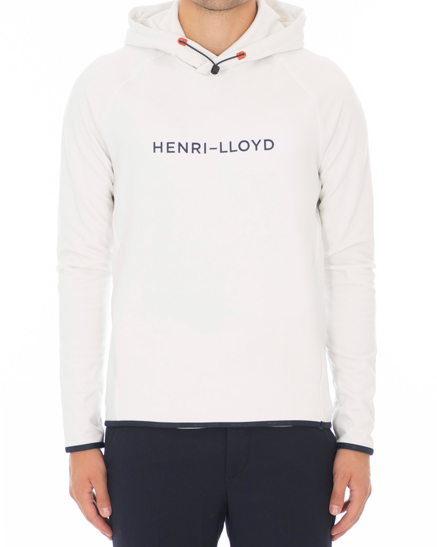 Heren | Truien | Henri-Lloyd | Henri Lloyd Fremantle Stripe Hoodie Cloud White