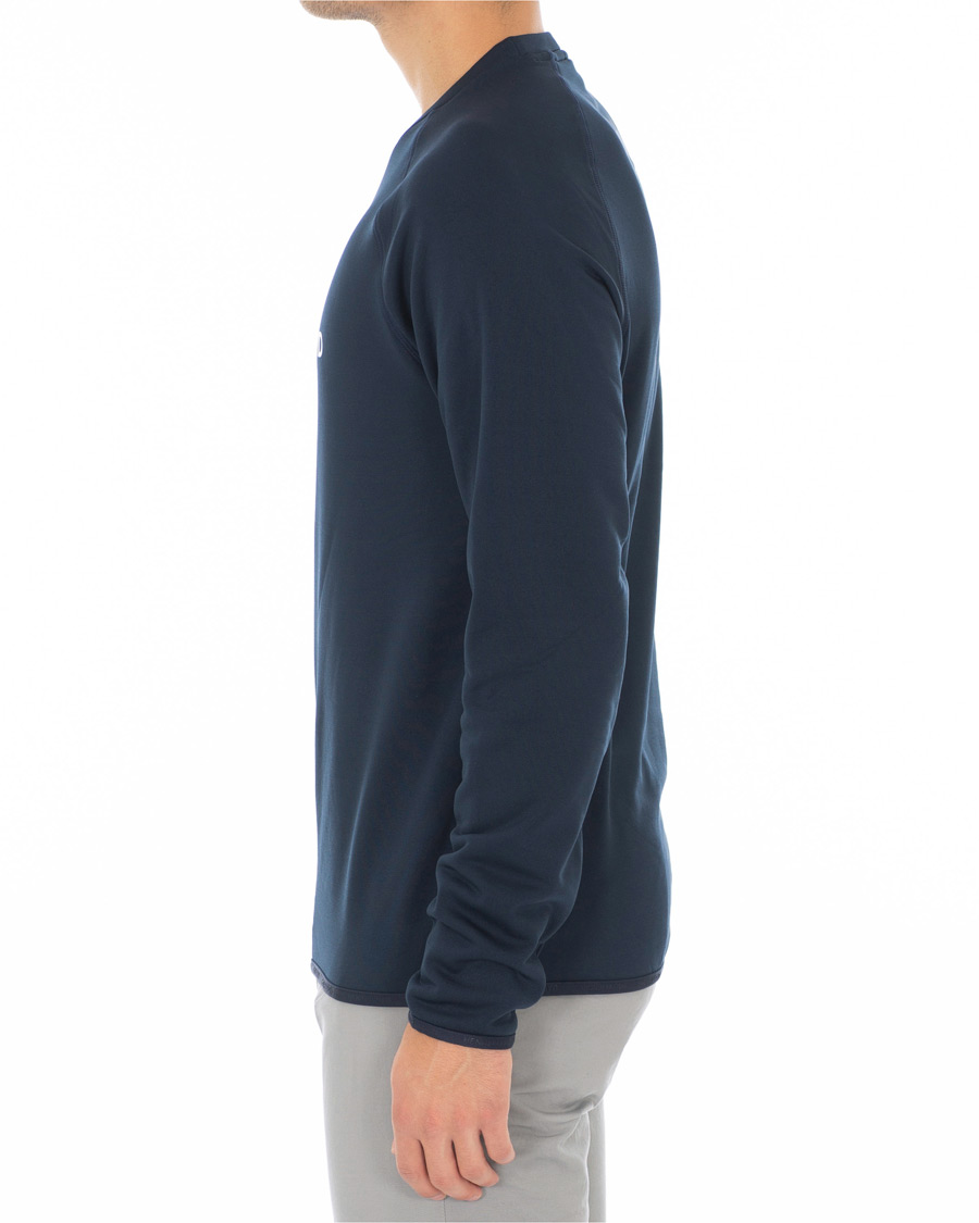 Heren | Truien | Henri-Lloyd | Henri Lloyd Fremantle Stripe Crew Neck Sweatshirt Navy Blue